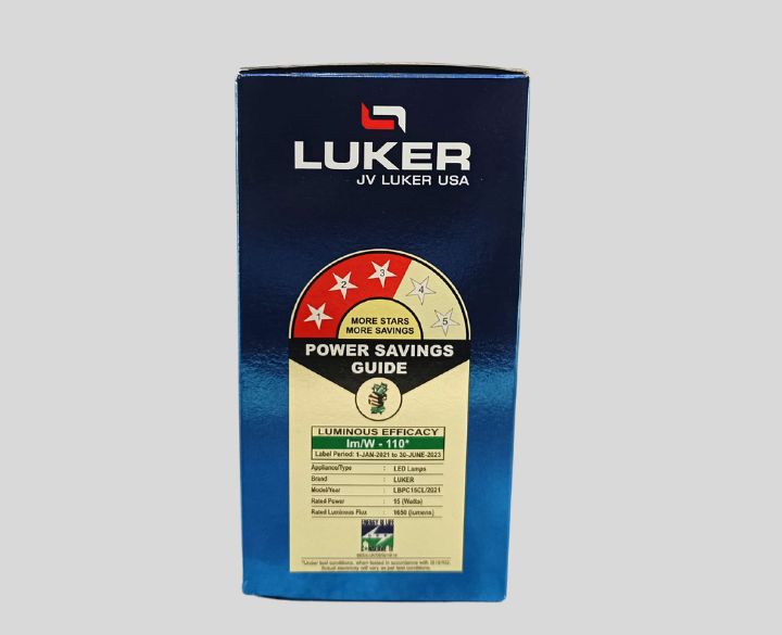 Luker LED 15W Bulb E27 White Light-2